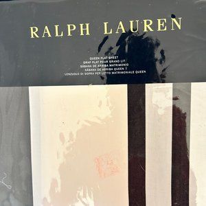 RALPH LAUREN SEVILLE SHEETS NWT RARE  1 QUEEN FITTED SHEET 1 QUEEN FLAT SHEET